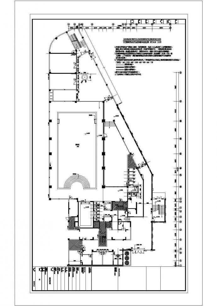 新古典主义水疗会所设计施工图（含效果）_图1
