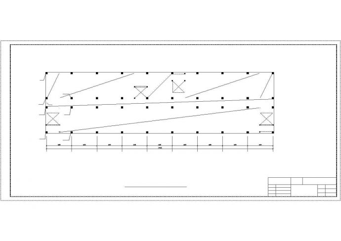大庆市某油气研究所5200平米六层框架结构办公楼建筑结构设计CAD图纸_图1
