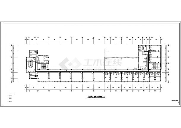 商丘市某家具厂四层框架结构办公楼全套电气系统设计CAD图纸-图一