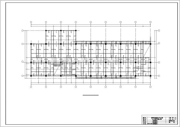 平湖市某大型粮食加工厂6+1层框架结构办公楼结构设计CAD图纸-图二