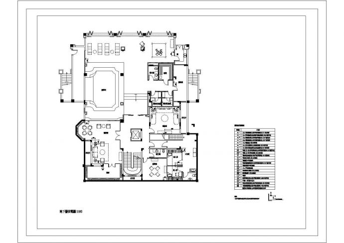 三层别墅室内装修施工图（含地下室带效果图）_图1