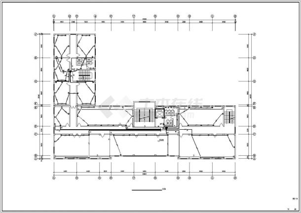 办公楼电气CAD施工图-图二