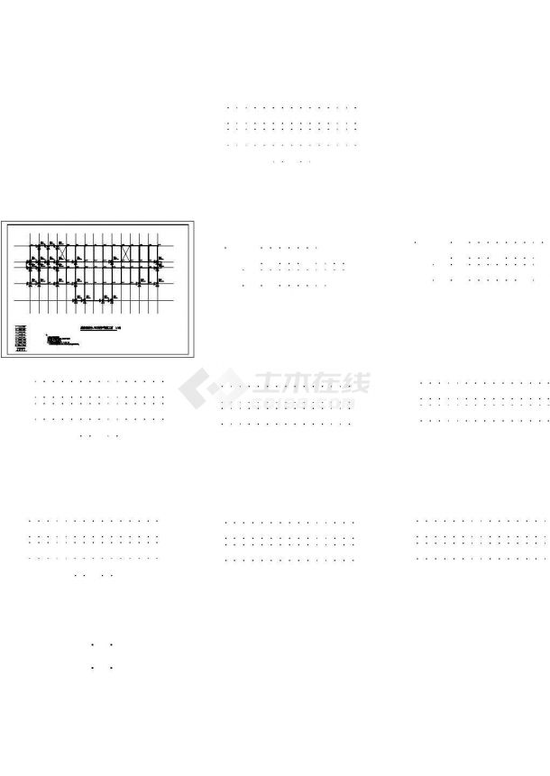 北京市朝阳区某高校7层框架结构教学楼全套结构设计CAD图纸-图一