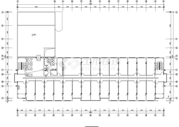 五层办公楼电气平面设计图（含设计说明）-图二