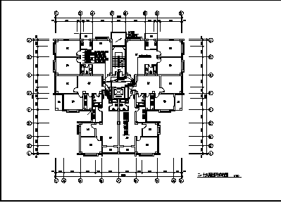 某小区十五层住宅楼消防系统设计施工cad图纸-图二