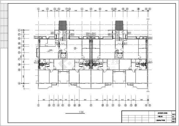 带地下室高层办公楼给排水设计CAD施工图-图一