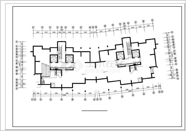 非常全面的高层商住全套楼电气工程CAD设计图-图二