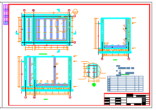 昆明某纤维板厂再生水回用处理站工艺cad设计图