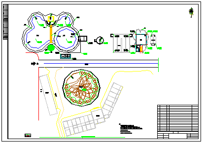 某厂区污水处理站改造工程cad设计施工图纸