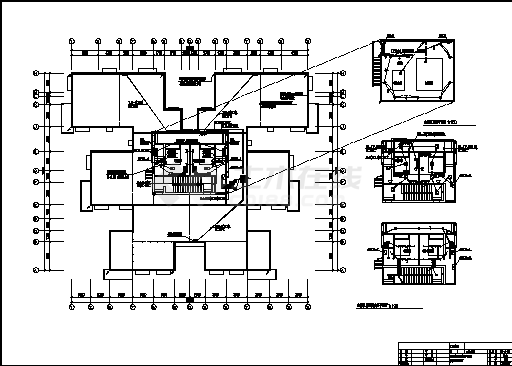 某小区三十层住宅电气系统设计施工cad图纸-图二