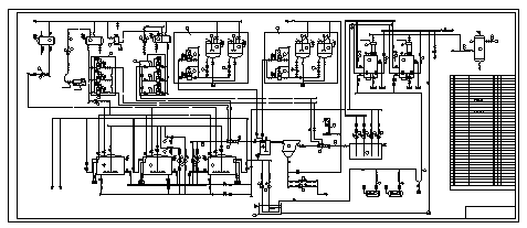 某电厂工业废水处理施工设计cad图纸-图二
