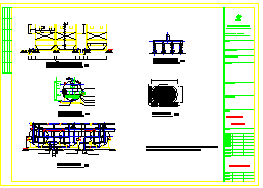 某钢制一体化供水工程施工cad图纸_图1