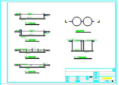 某化学公司污水处理工程项目cad设计图纸-图二