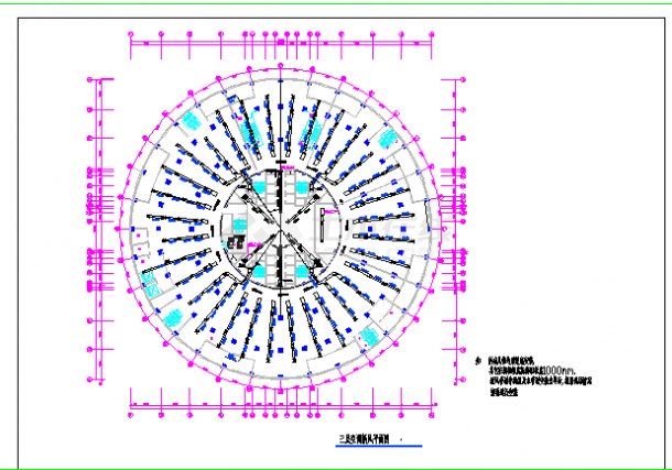 河南高层商业建筑空调通风系统设计施工全套图（水源空调系统）-图一