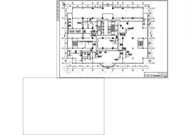 江苏某二十五层办公楼通风空调施工CAD图-图一