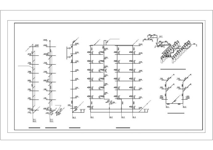 某高层办公楼给排水施工方案设计cad图纸，含设计说明_图1