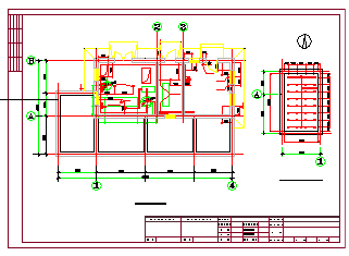 某医院污水处理工程cad设计图_图1