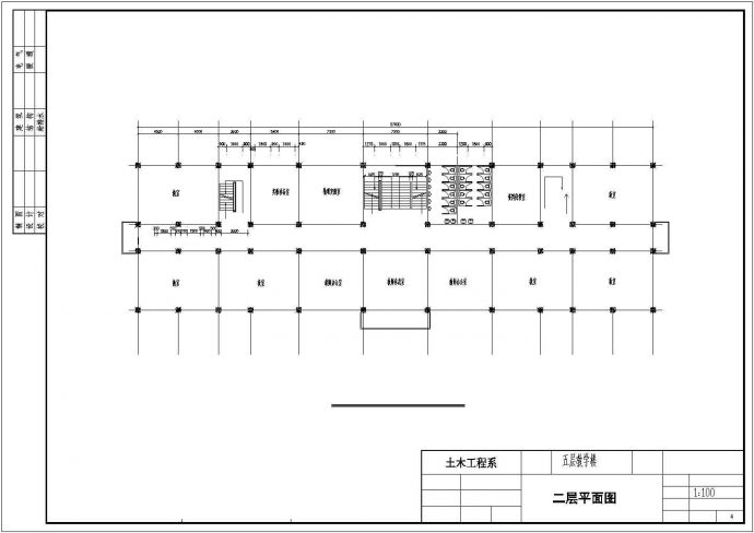 上海某五层教学楼设计（建筑图、结构图、计算书、外文翻译、开题报告等资料）_图1