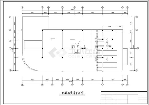 高层商业办公楼空调通风系统设计施工CAD图-图二