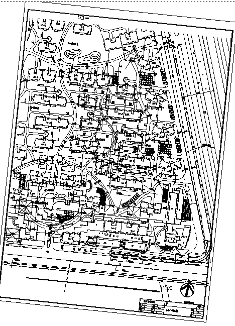 杭州住宅小区电气系统设计施工cad图纸-图一