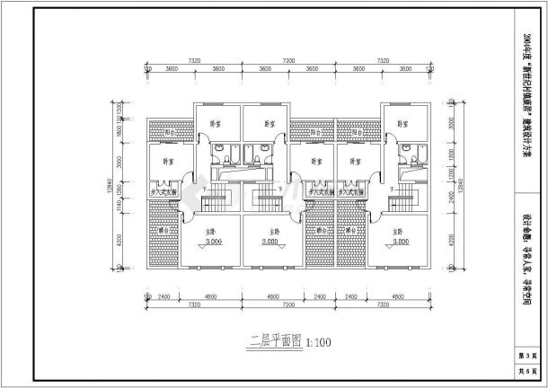 多层简约住宅全套建筑设计施工图-图一