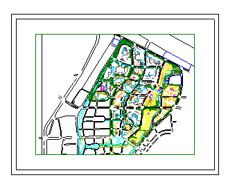 上海城市景观规划设计总平面图_图1
