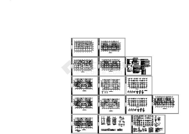 多层花园洋房底框结构设计施工图-图一