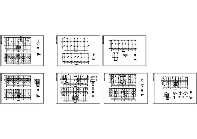 多层住宅框架结构设计施工图_图1