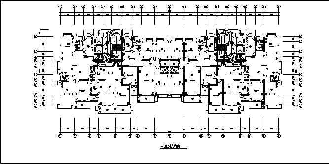 西安某高层住宅楼电气系统设计施工cad图纸_图1