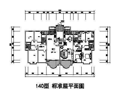 某小区二期总平面设计图-图一