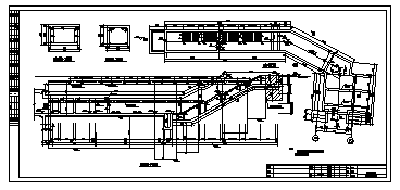 某地下轨道交通工程出入口主体结构设计cad图_轨道交通出入口主体设计-图一