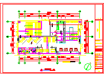 咖啡店装修设计CAD施工图（含效果图）-图一