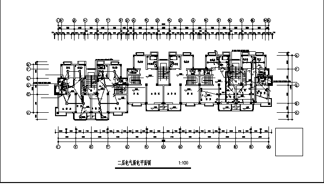 怀仁县某小区多层住宅楼电气系统设计施工cad图纸_图1