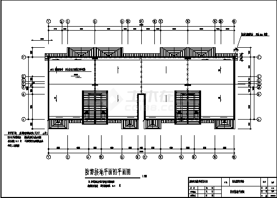 泰州某多层住宅楼电气系统设计施工cad图纸-图一