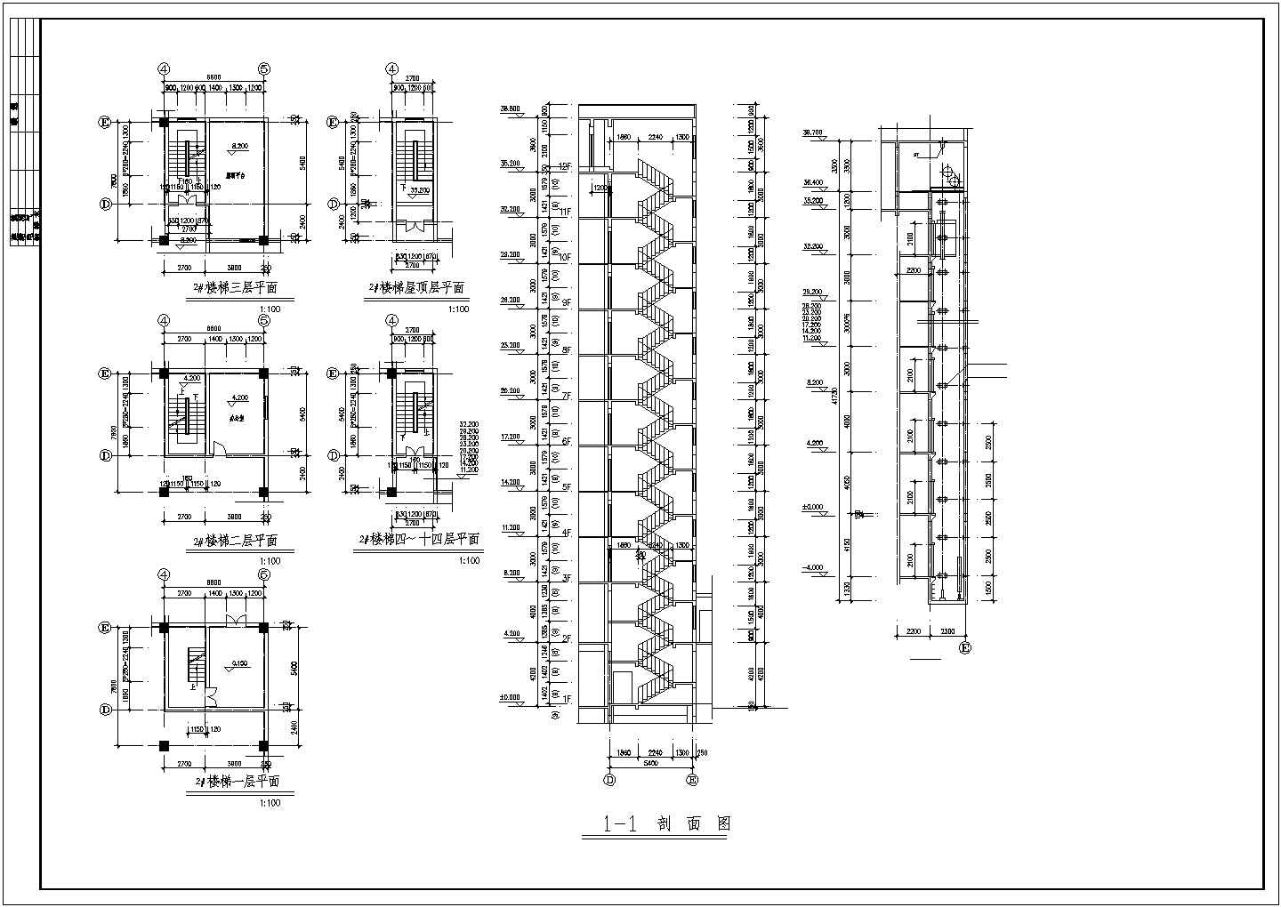 板式小高层建筑方案图（2-3层设计方案）