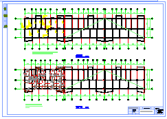 4300平米左右七层框架结构住宅楼cad图（建筑图结构图计算书）_图1