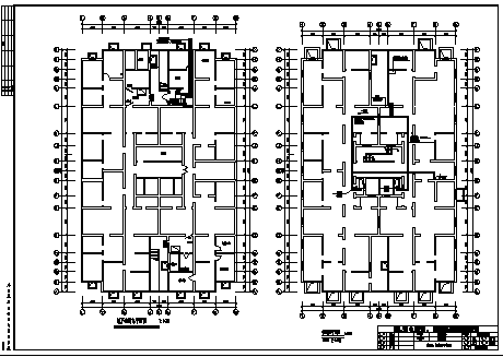 某小区18层带人防住宅楼电气系统设计施工cad图纸-图二