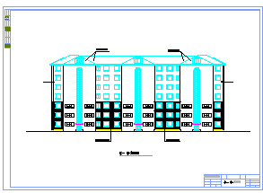 7层房地产公司住宅楼全套设计cad图（4000平，含任务书，开题报告，计算书，建筑图，结构图）-图二