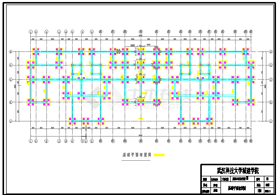 9180平米10层框架住宅cad设计（计算书、答辩稿、建筑、结构图）-图一