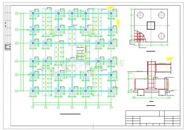 10层框剪结构住宅楼全套cad设计（含计算书，建筑图，结构图）-图二