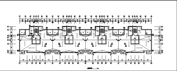 某小区17层住宅楼排水系统设计施工cad图纸-图二