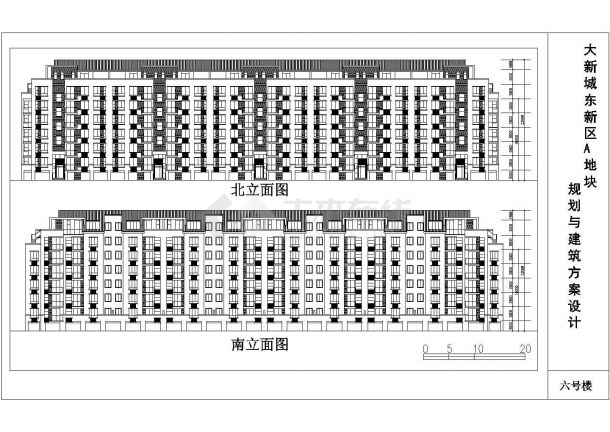 大新东区住宅全套建筑CAD平面布置参考图-图二