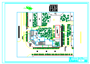 42000平米左右一字型框架住宅楼cad设计（建筑图结构图计算书）-图二