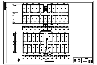 4109平米五层砖混宿舍楼cad毕业设计图（计算书、概预算、施组、部分图纸）_图1