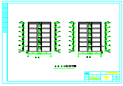 某6层宿舍楼全套设计cad图纸（4898平，含计算书，建筑图，结构图）-图二