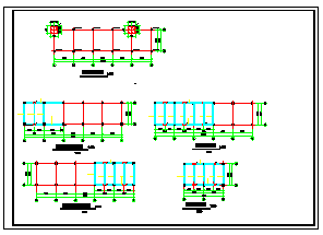 28.2x26m 钢结构厂房结构cad设计图纸_图1