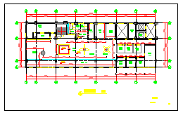某地方西餐厅设计装修施工CAD平面布置参考图_图1