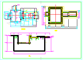 某厂房设备基础结构cad设计图纸_图1