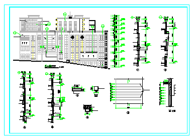 大型农贸市场建筑cad设计施工图_图1