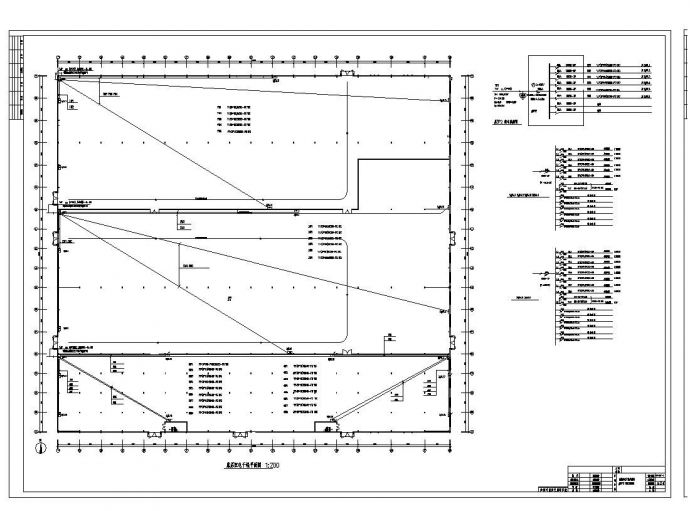 某市工厂房电气结构布置CAD参考详图_图1